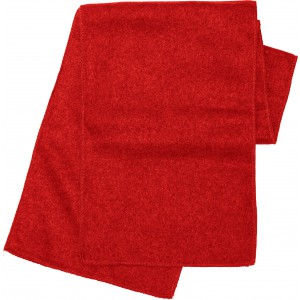Polyester fleece (200 gr/m2) scarf Maddison, red (Scarf)