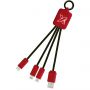 SCX.design C15 quatro light-up cable, Red