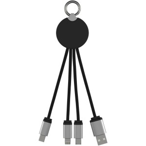 SCX.design C16 ring light-up cable, Blue, Solid black (Eletronics cables, adapters)