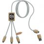 SCX.design C49 5-in-1 charging cable, Light brown