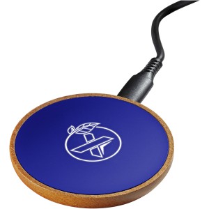 SCX.design W13 10W wooden wireless charging station, Blue (Powerbanks)