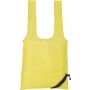 Polyester (210D) shopping bag Elizabeth, yellow
