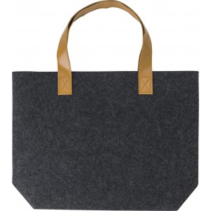 RPET felt shopping bag Hunter, grey (Shopping bags)