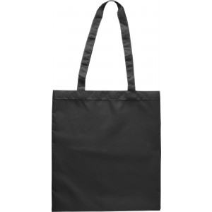 RPET polyester (190T) shopping bag Anaya, black (Shopping bags)