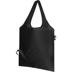 Sabia RPET foldable tote bag, Solid black (Shopping bags)