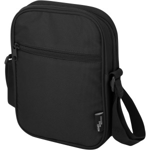 Byron GRS recycled crossbody bag 2L, Solid black (Shoulder bags)