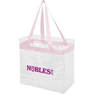 Hampton transparent tote bag, Light pink, Transparent clear (Shoulder bags)