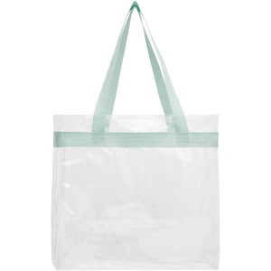 Hampton transparent tote bag, Mint, Transparent clear (Shoulder bags)