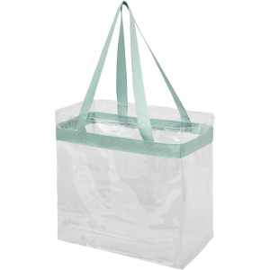Hampton transparent tote bag, Mint, Transparent clear (Shoulder bags)
