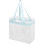 Hampton transparent tote bag, Powder Blue, Transparent clear
