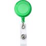 Ski pass holder with 80cm cord, light green