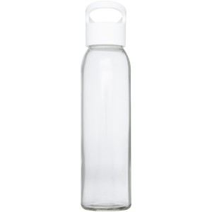 Sky 500 ml glass sport bottle, White (Sport bottles)