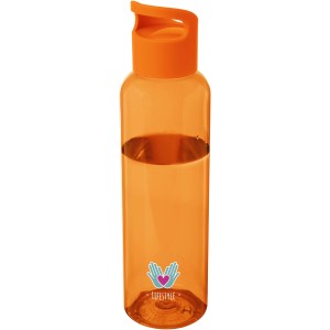 Sky 650 ml recycled plastic water bottle, Orange (Sport bottles)