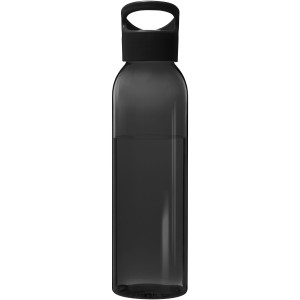 Sky 650 ml recycled plastic water bottle, Solid black (Sport bottles)