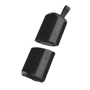 Prixton Aloha Bluetooth(r) speaker, Solid black (Speakers, radios)
