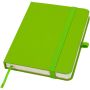 Spectrum Plus A6 hard cover notebook, Lime green