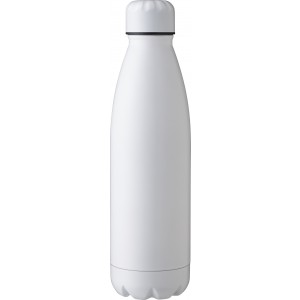 Stainless steel double walled (750 ml) Makayla, white (Water bottles)