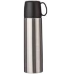 Stainless steel double-walled flask Jan, silver (1096715-32)