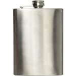 Stainless steel hip flask (240ml), silver (7679-32CD)