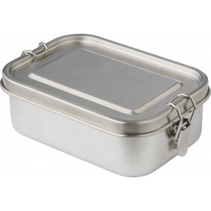 Stainless steel lunch box Reese, silver (Metal kitchen equipments)