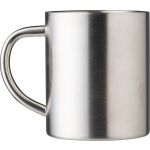 Stainless steel mug (300 ml) Braylen, silver (1015131-32)