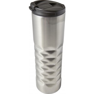 Stainless steel mug Kamir, silver (Thermos)