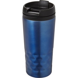 Stainless steel mug Lorraine, blue (Glasses)