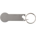 Stainless steel multifunctional key chain, silver (739582-32)