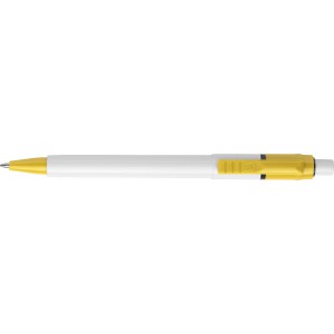 Stilolinea Baron ABS ballpoint pen, yellow (Plastic pen)