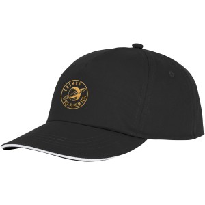 Styx 5 panel sandwich cap, black (Hats)