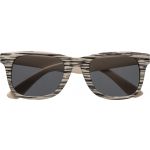 Sunglasses with wood effect, brown (7472-11)