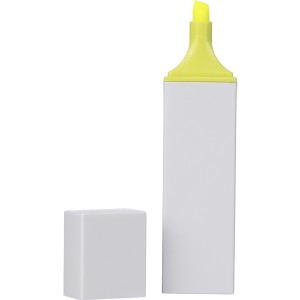 Recycled ABS text marker Kavi, yellow