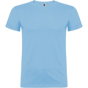 Beagle short sleeve men's t-shirt, Sky blue (T-shirt, 90-100% cotton)