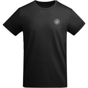 Breda short sleeve kids t-shirt, Solid black (T-shirt, 90-100% cotton)