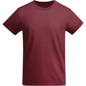 Breda short sleeve men's t-shirt, Garnet (T-shirt, 90-100% cotton)