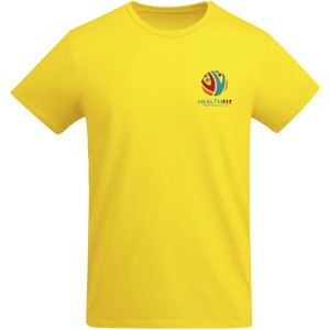 Breda short sleeve men's t-shirt, Yellow (T-shirt, 90-100% cotton)