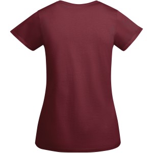 Breda short sleeve women's t-shirt, Garnet (T-shirt, 90-100% cotton)
