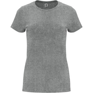 Capri short sleeve women's t-shirt, Marl Grey (T-shirt, 90-100% cotton)