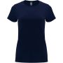 Capri short sleeve women's t-shirt, Navy Blue