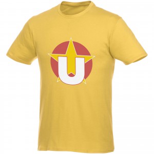 Heros short sleeve unisex t-shirt, Yellow (T-shirt, 90-100% cotton)
