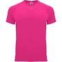 Bahrain short sleeve kids sports t-shirt, Pink Fluor