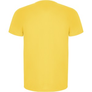 Imola short sleeve kids sports t-shirt, Yellow (T-shirt, mixed fiber, synthetic)