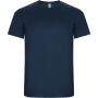 Imola short sleeve men's sports t-shirt, Navy Blue