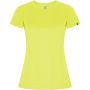 Imola short sleeve women's sports t-shirt, Fluor Yellow