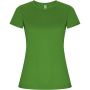 Imola short sleeve women's sports t-shirt, Green Fern