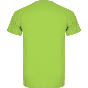 Montecarlo short sleeve kids sports t-shirt, Lime / Green Lime (T-shirt, mixed fiber, synthetic)