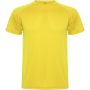 Montecarlo short sleeve kids sports t-shirt, Yellow