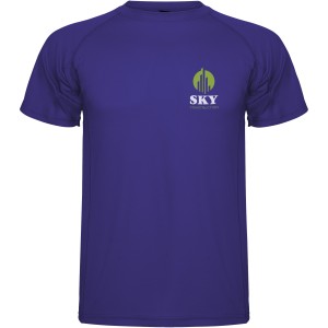 Montecarlo short sleeve men's sports t-shirt, Mauve (T-shirt, mixed fiber, synthetic)
