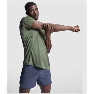 Montecarlo short sleeve men's sports t-shirt, Turquois (T-shirt, mixed fiber, synthetic)