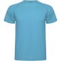 Montecarlo short sleeve men's sports t-shirt, Turquois